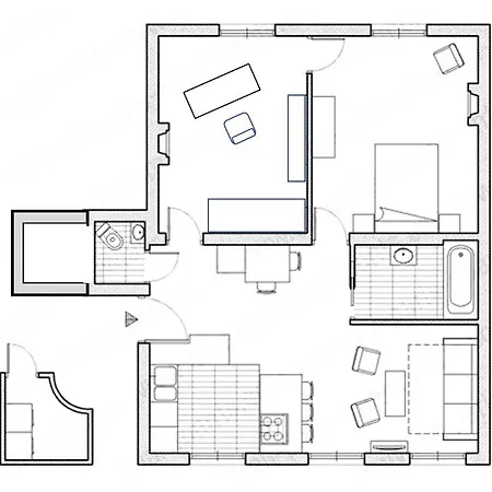 Appartement Pariscanalsaintmartin Париж